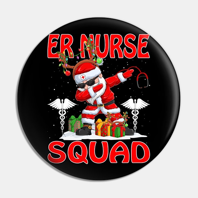 Christmas Er Nurse Squad Reindeer Pajama Dabing Santa Pin by intelus