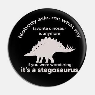 Stegosaurus grown up favorite dinosaur Pin