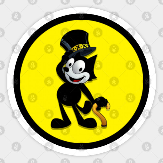 Felix The Cat Show Felix The Cat Vintage Sticker Teepublic