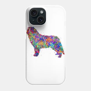 Bernese Mountain Dog watercolor Phone Case