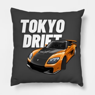 Tokyo drift Han's rx7 Pillow