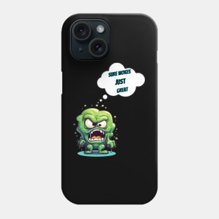 Anti Woke Cancel Culture - Funny Cartoon Phone Case