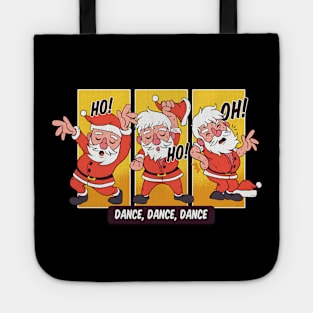 Dancing Santa Tote