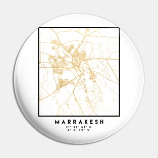 MARRAKESH MOROCCO CITY STREET MAP ART Pin