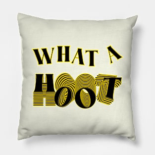 what a hoot Pillow