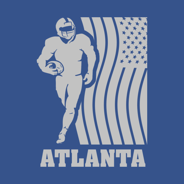 Disover Atlanta Football in White Design - Atlanta Football Gift - T-Shirt