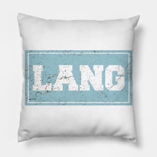 Old Lang Sign Pillow