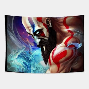 GOW KRATOS GRAFFITI STYLE Tapestry