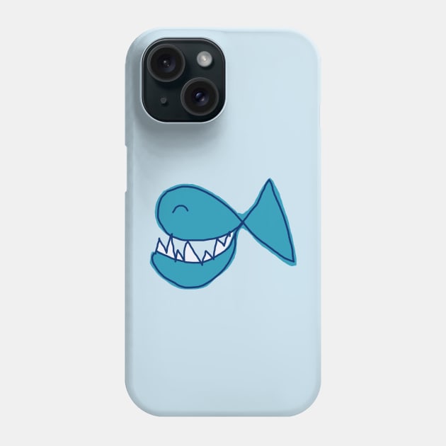 SMILING FISH Phone Case by NYWA-ART-PROJECT