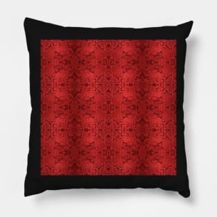 Red Jewel Tone Frost Pillow