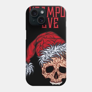 Krampus Eve Skull Skull Christmas Hat Phone Case