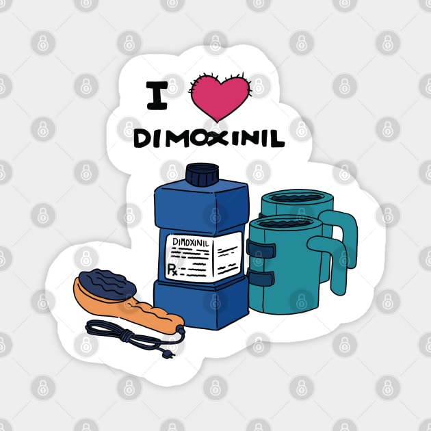 Dimoxinil Magnet by TeeAguss