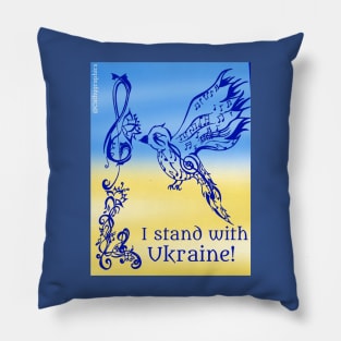 I stand with Ukraine Pillow