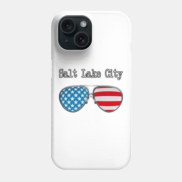 AMERICA PILOT GLASSES SALT LAKE CITY Phone Case by SAMELVES