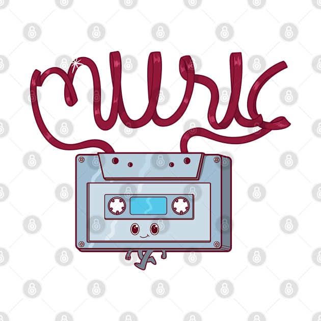 Cassette music by Mako Design 