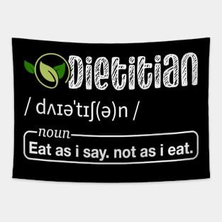 Funny Registered Dietitian Definition Tapestry