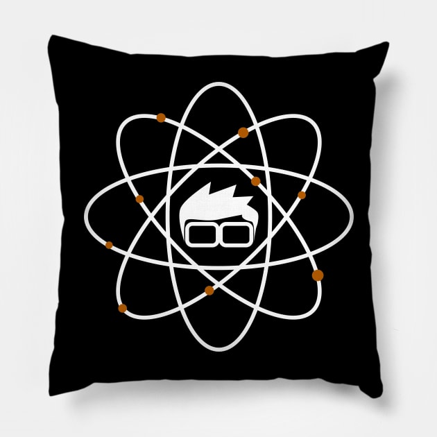 Nerd atom science expert Pillow by All About Nerds