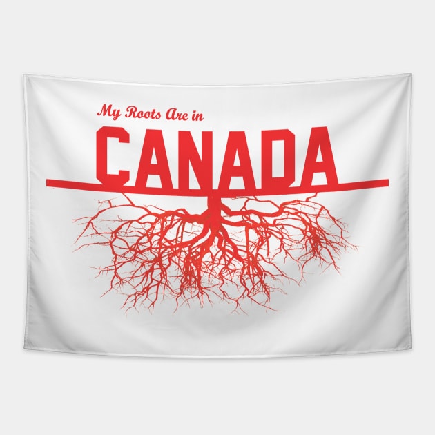 My Roots Are in Canada Tapestry by Naves