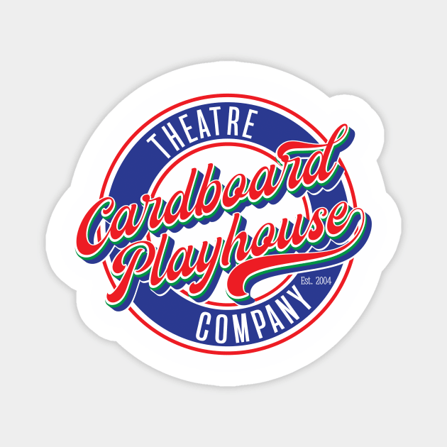 Cardboard Playhouse Theatre Company Baseball Magnet by cardboardplayhouse