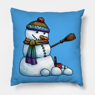 Snowperson Pillow