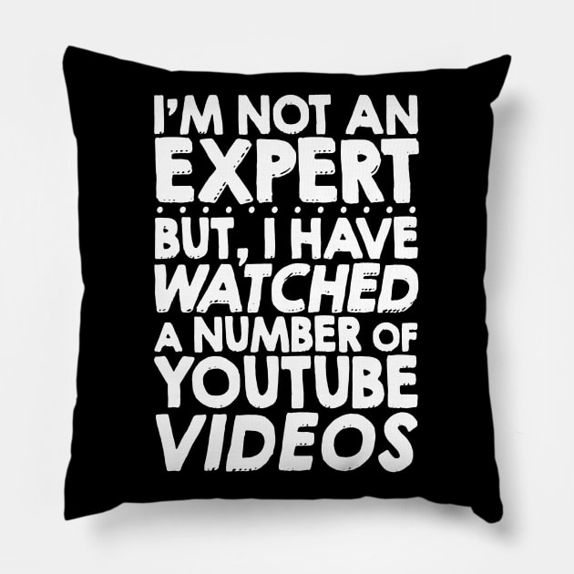 youtube expert minded Pillow by amillustrated