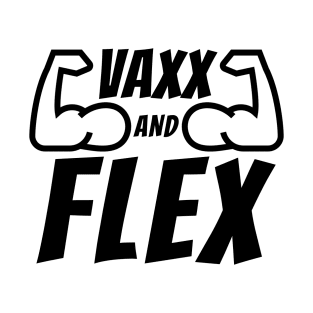 Vaxx and Flex Black T-Shirt