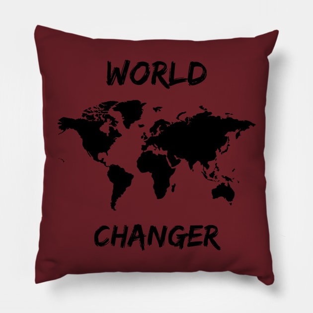 Alt. World Changer design Pillow by FadingWorld