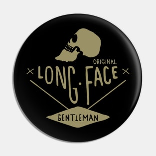 Long Face Gentleman Pin