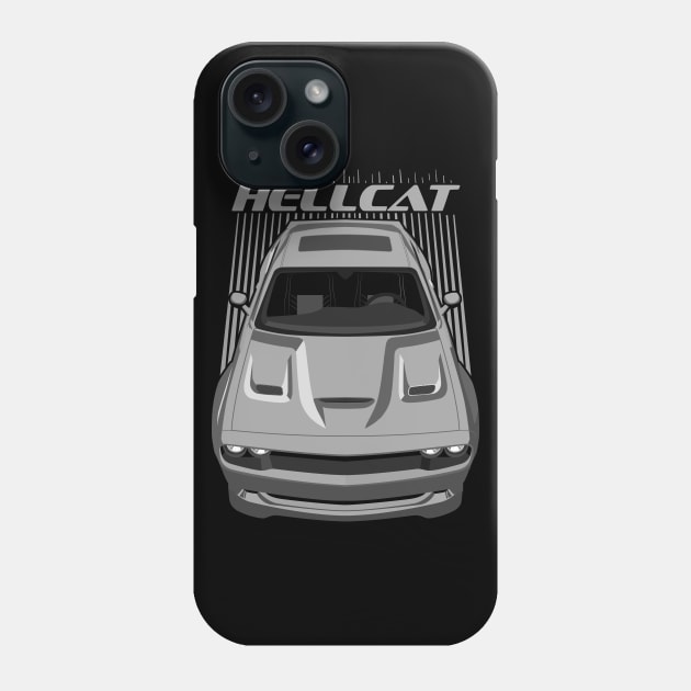 Challenger Hellcat - Grey Phone Case by V8social