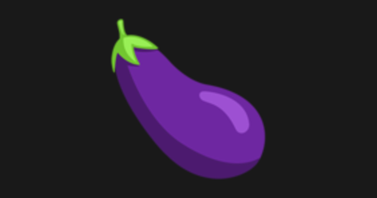 Eggplant emoji