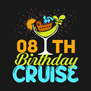 Funny 8th Birthday Cruise T-Shirt