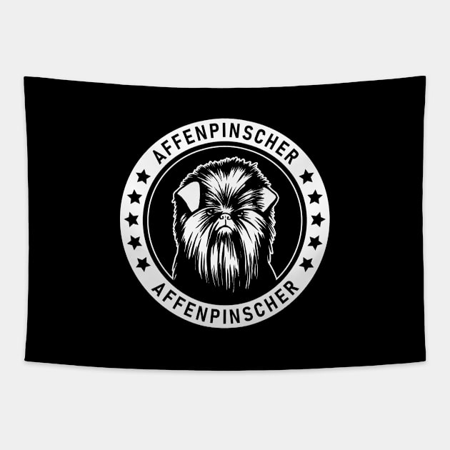 Affenpinscher Fan Gift Tapestry by millersye