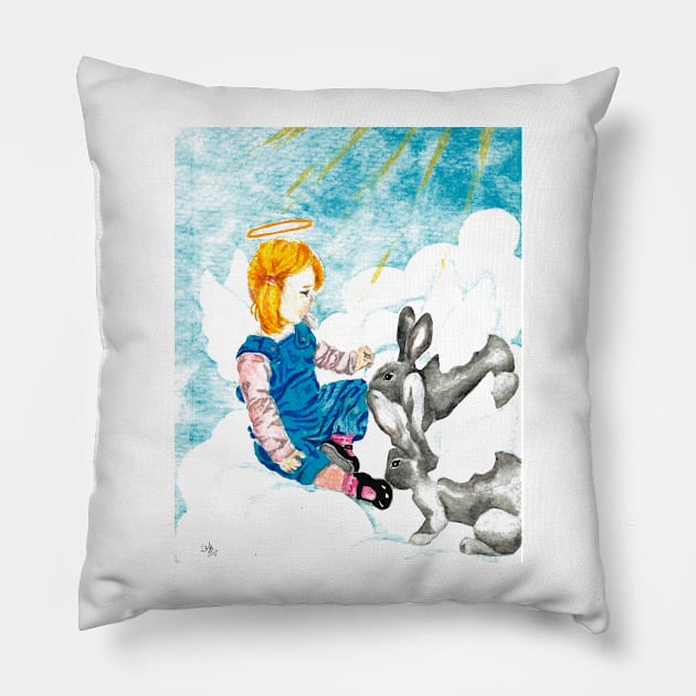 Earning their Wings Pillow by ArtbyMinda