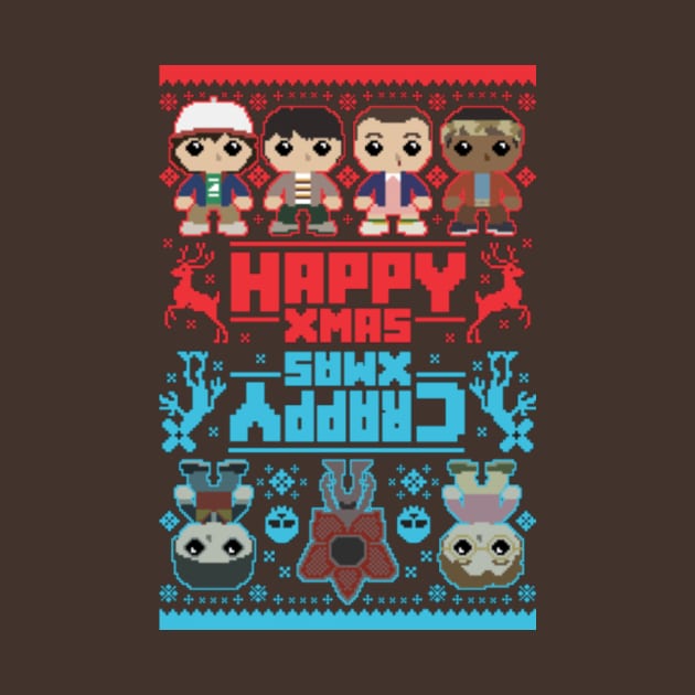 Stranger "Pixels" Things Xmas by diegocallaghan@gmail.com