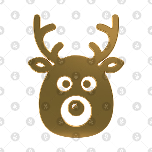 Christmas Logos Deer Face Gold t-shirts sweater hoodie crewneck by ActivLife