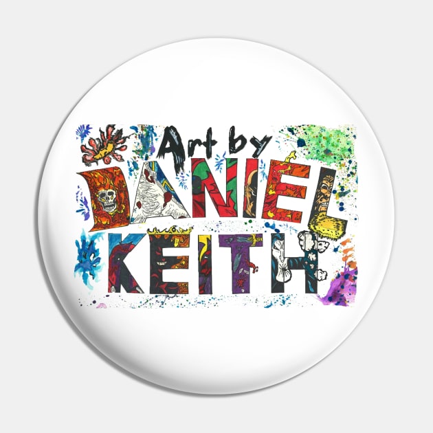 Art By Daniel Keith logo Pin by BladeAvenger