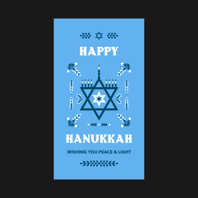 Happy Hanukkah Prints, Stickers & Magnets 4 by Studio-Sy