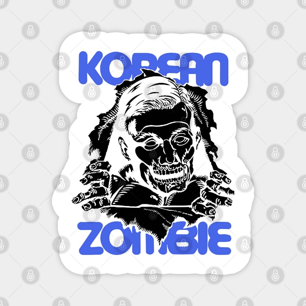 korean zombie Undead Fury Magnet by WikiDikoShop