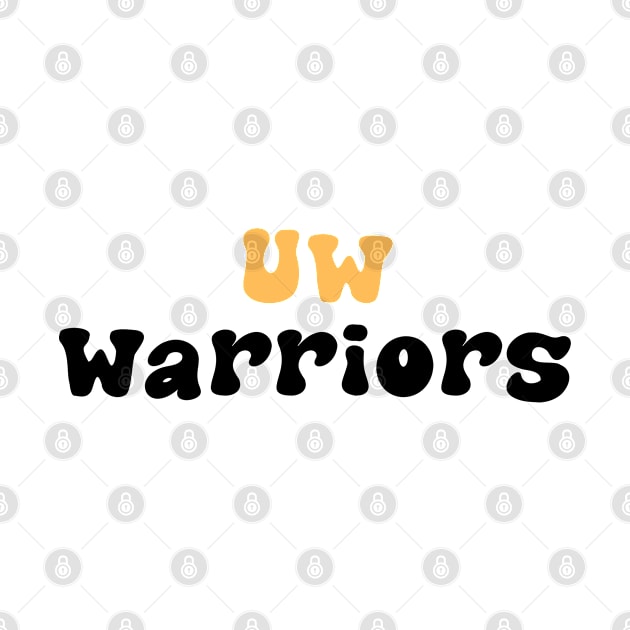 UW Warriors by stickersbyjori