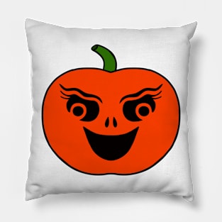 FLIRTY Funny Halloween Pumpkin Pillow