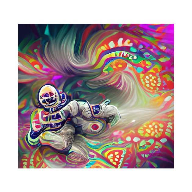 Psychedelic Astronaut by Mihadom