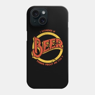 Funny Beer Distressed Style Phone Case