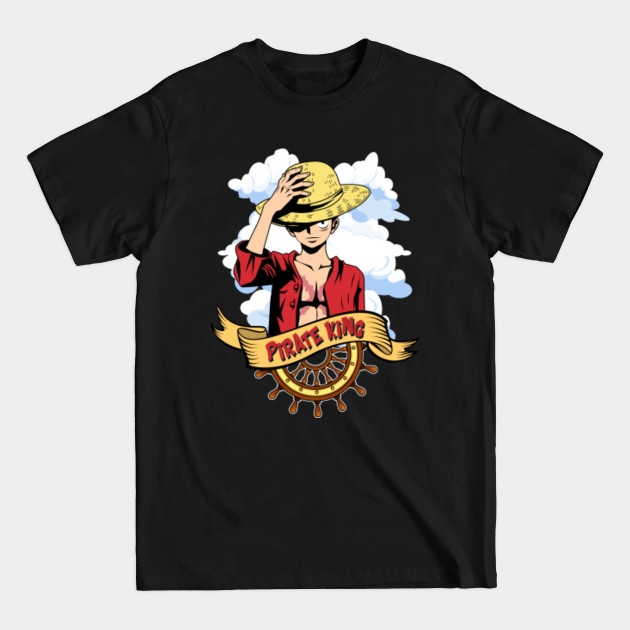 Disover one Piece Anime - Luffy Pirate King - One Piece Anime - T-Shirt