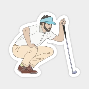 Golf Player Magnet