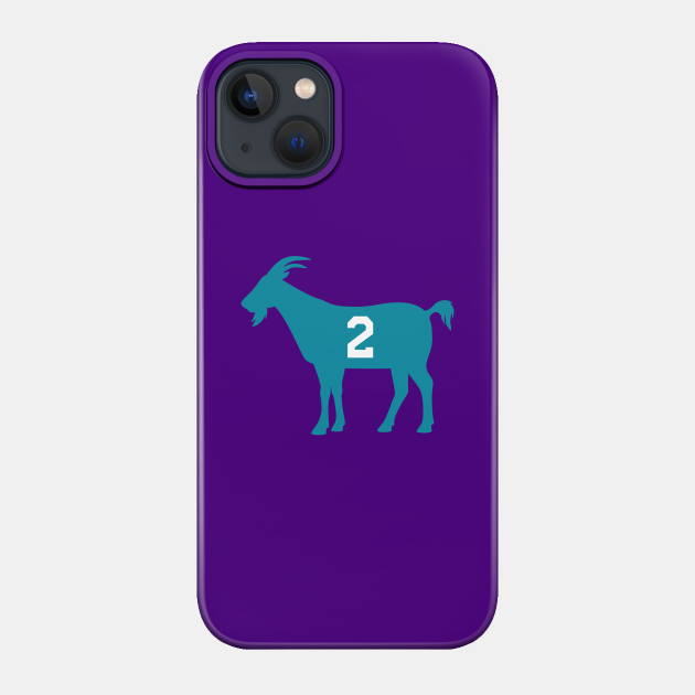 CHA GOAT - 2 - Purple - Charlotte Hornets - Phone Case