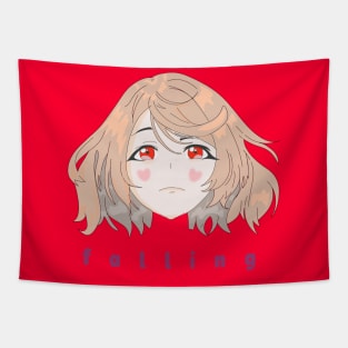 Women blushing Tapestry