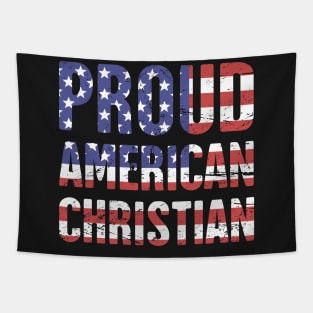 Proud American Christian | Patriotic Design Tapestry