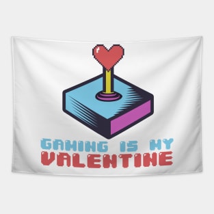 Gaming is my Valentine Video Games Console Valentines Day Tapestry