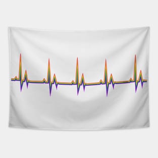 Pride heart beat Tapestry