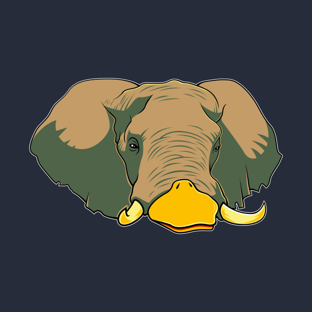 Duck Billed Elephant by strangethingsa